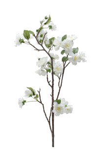 Cherry Blossom branch 88cm   white   12/96